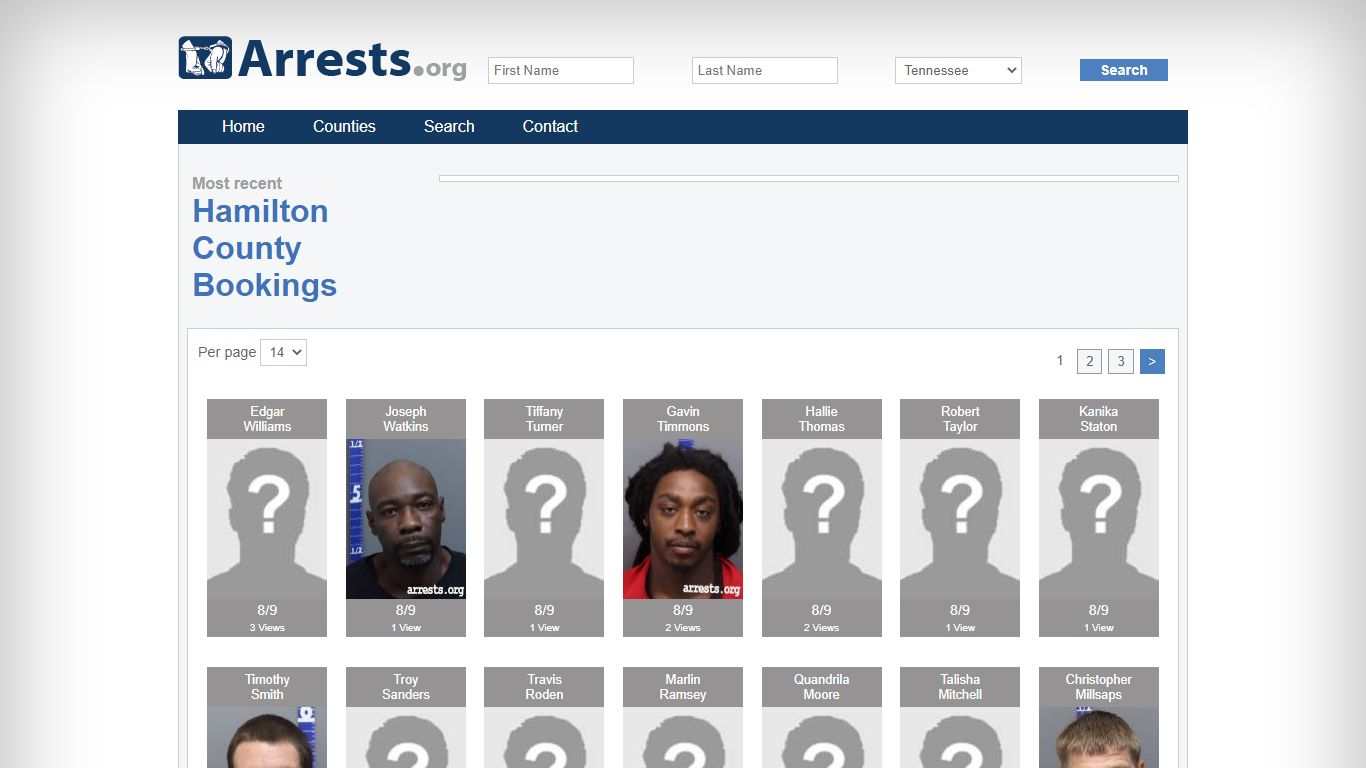 Hamilton County Arrests and Inmate Search